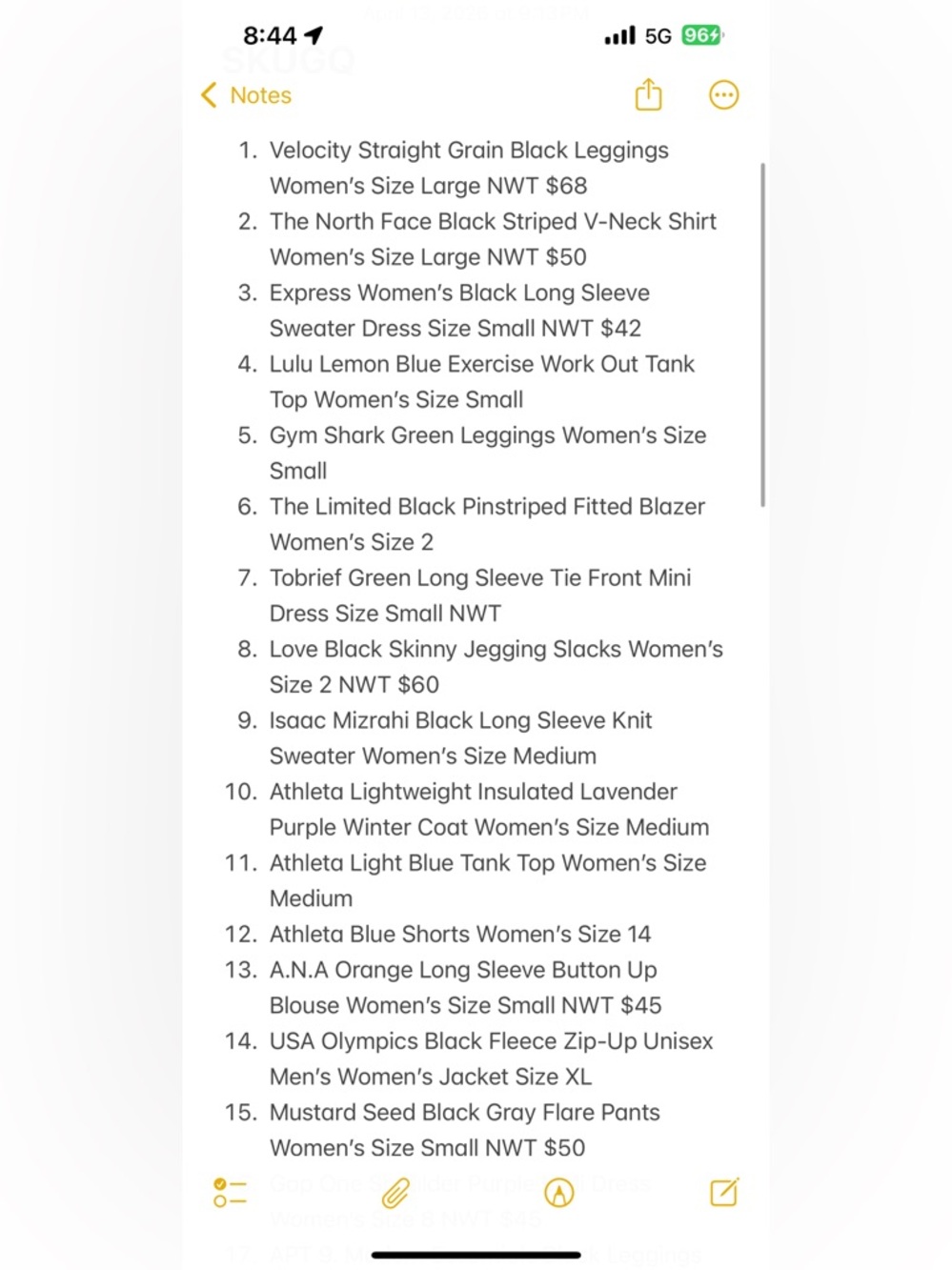 Lululemon, Athleta, Skims NWT 40 Piece Women’s Reseller Box Wholesale Bundle - Picture 9 of 11